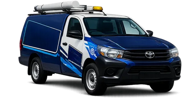Licensed plumber van servicing Ryde