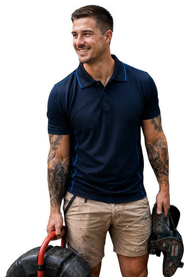 A licensed Ryde plumber with his tools